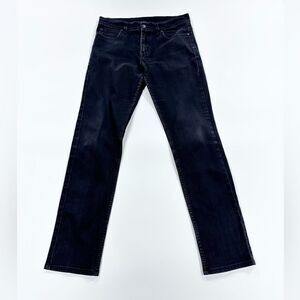 Stella McCartney dark wash black denim jean 32